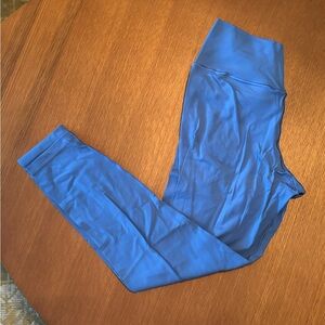 Aerie Blue Cross Over Wait Leggings